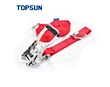 red ratchet strap
